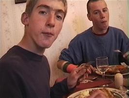 Matthew John and Nick Green at the Tower Guest House, 32 James Street, Stornoway